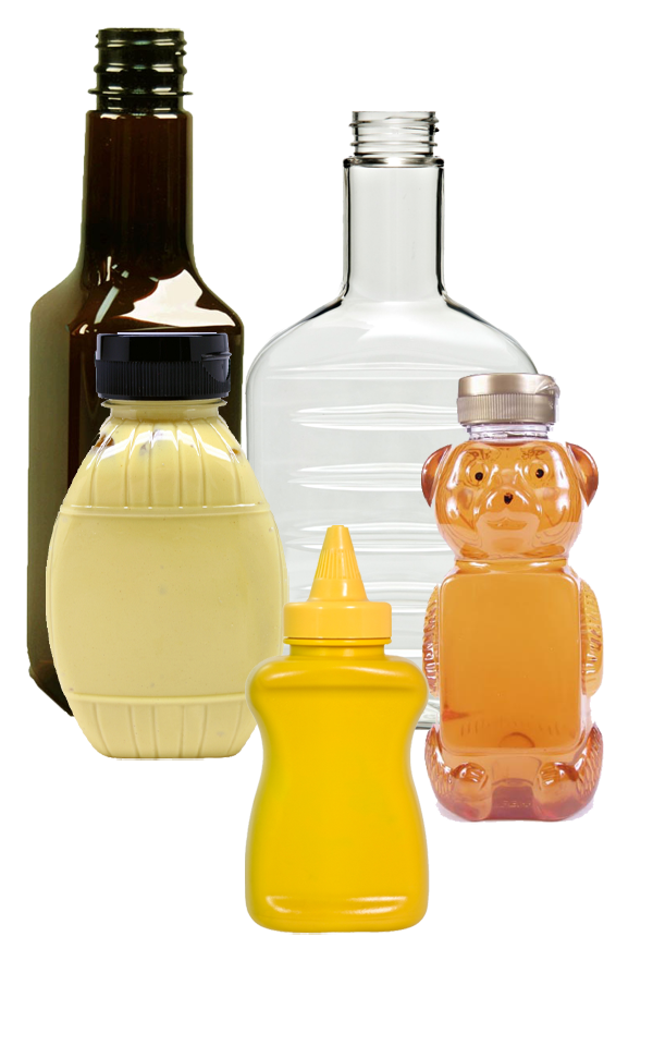 Nutritional Supplement Containers, Clear PET Pharmaceutical Bottles