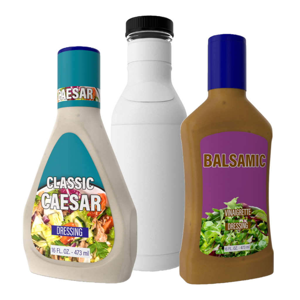 Salad Dressing Bottles - 8 oz Glass Bottles