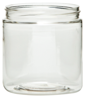 02155 2oz 48-400 PET Jar - Wide-Mouth Round