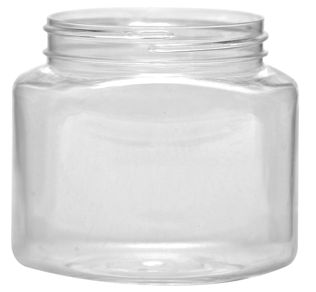 04209 4oz 48-400 PS Styrenic Oval Jar