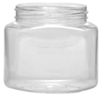 04209 4oz 48-400 PS Styrenic Oval Jar