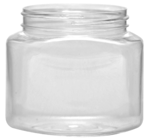 04209 4oz 48-400 PS Styrenic Oval Jar