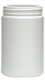 12186 12oz 70-400 HDPE Jar - Wide-Mouth Round