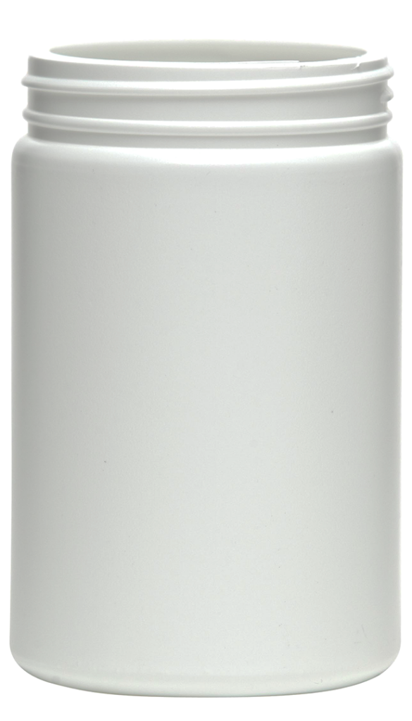 12186 12oz 70-400 HDPE Jar - Wide-Mouth Round