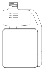 16443 16 oz Single Neck Bettix 28-410