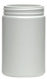 33141 0.5 Gallon 120-400 HDPE Jar - Wide-Mouth Round