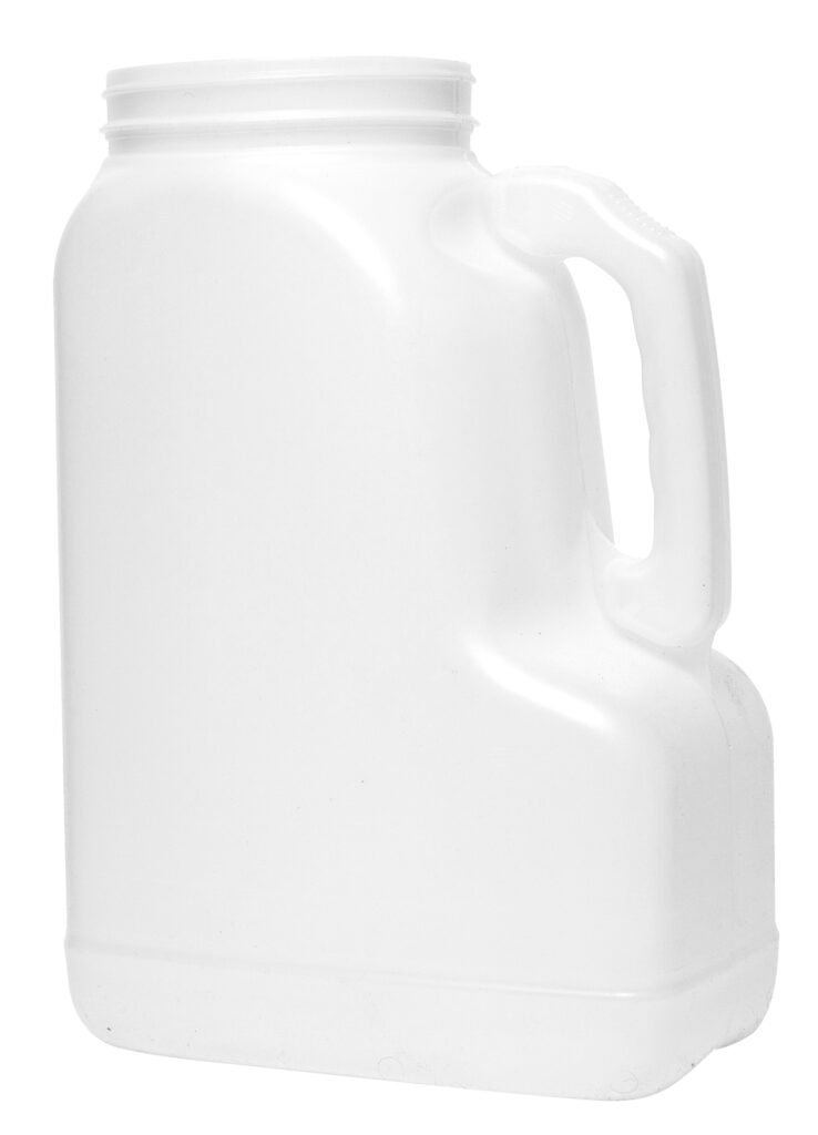 33606 4.5 Liter 110-400 Special HDPE Wide-Mouth Pinched Grip