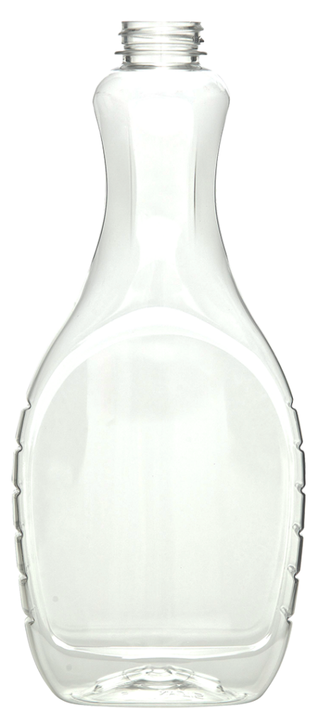 44198 12oz 33-400 PET Fluted Syrup Oblong