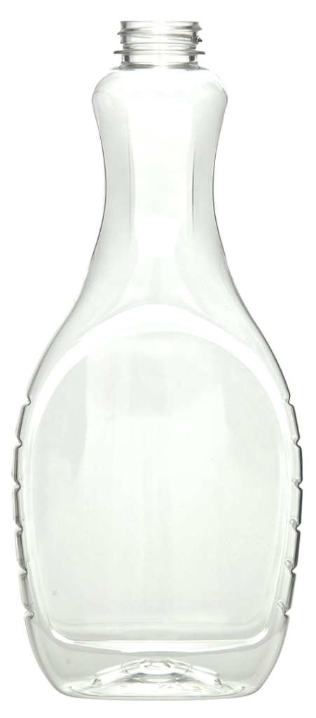 44288 24oz 33-400 Special PET Fluted Syrup Oblong