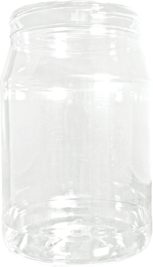 44368 64oz 110-400SP PET Wide-Mouth Round