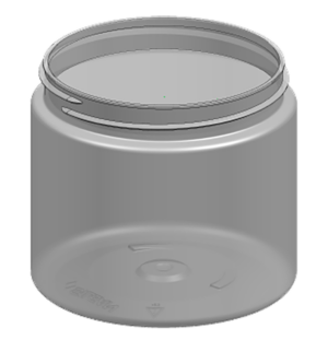 45544 15oz 70-400SP PET Jar - Wide-Mouth Round