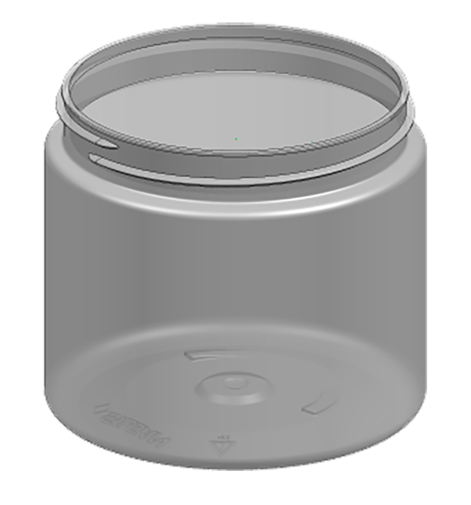 45544 15oz 70-400SP PET Jar - Wide-Mouth Round