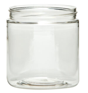 45598 12oz 89-400 PET PCR Jar - Wide-Mouth Round
