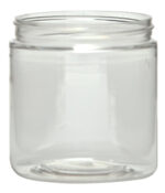 45619 8oz 70-400 PET Jar - Wide-Mouth Round