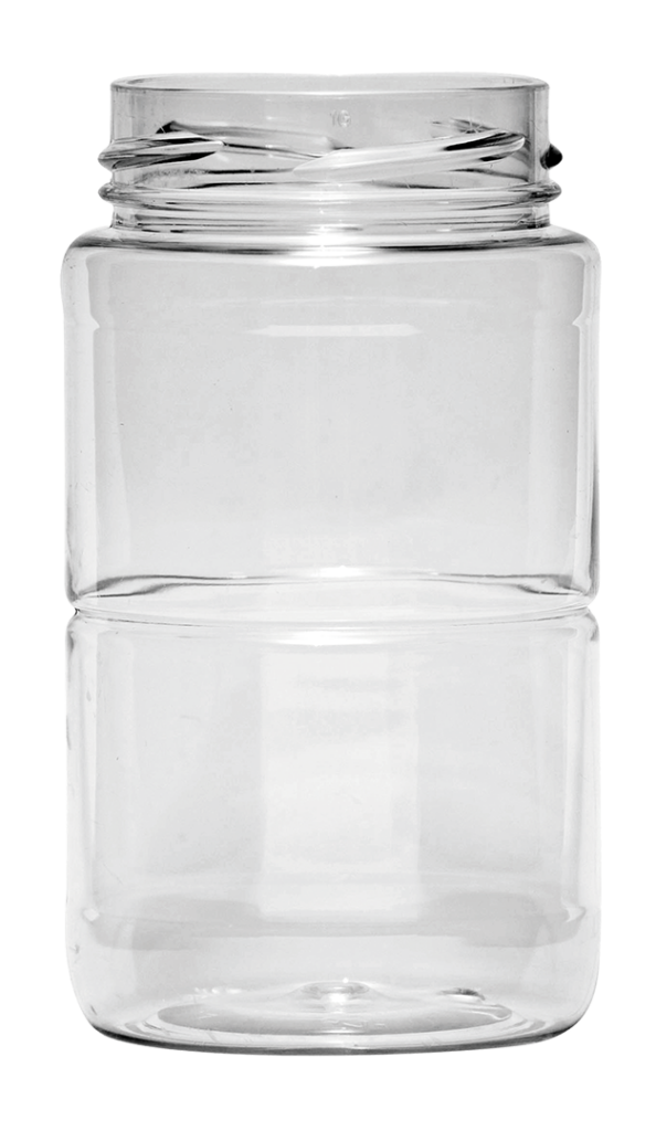 55336 250ml 53mmSP PET Jar - Wide-Mouth Round