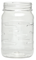 55492 475 ml Jar - Ribbed Mayo 70 mm