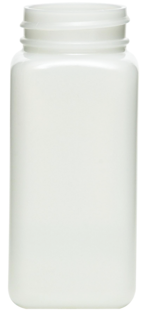 63197 120cc 38-400 Child Resistant HDPE Wide-Mouth Square