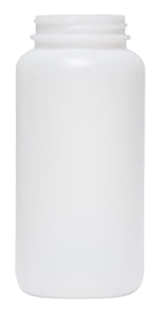 76825 500cc 53-400 HDPE Wide-Mouth Round