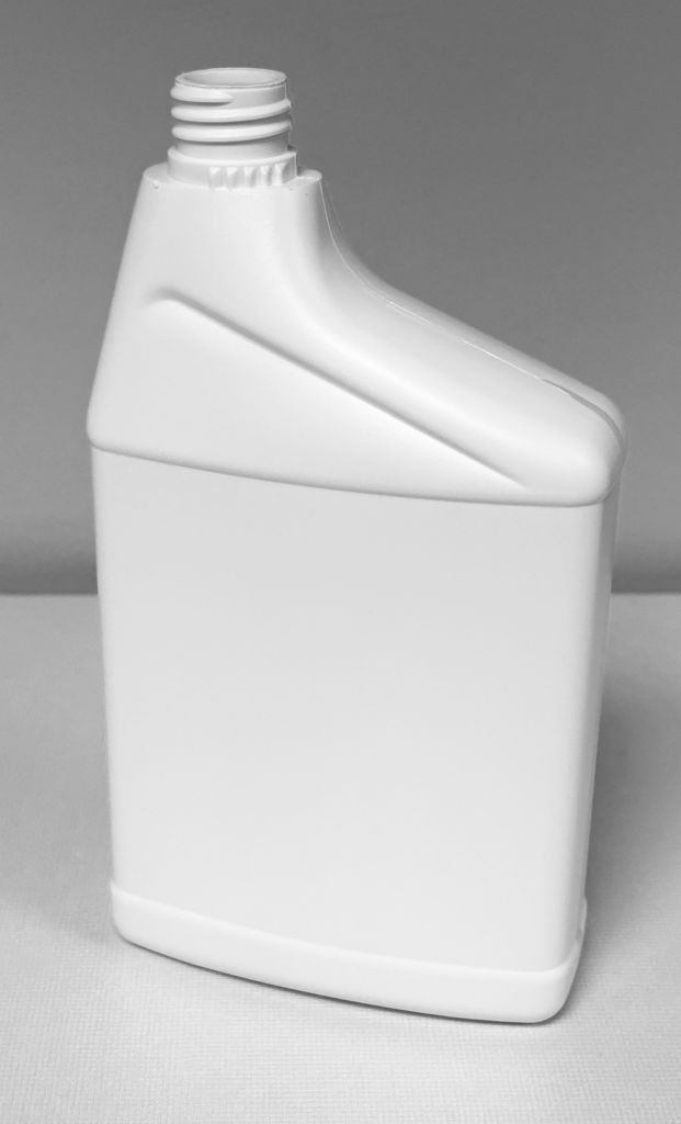 32358 32oz / 1 Liter 28-415 Ratchet HDPE Oblong Sprayer